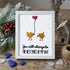 Best Part of My Day Adorable Birds Sea Glass Framed Art - White - 8" X 6" - image 12