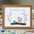 "Today Will Be A Good Day" Sea Glass Framed Art - Walnut Brown - 6" X 8" - image 13