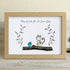 "Today Will Be A Good Day" Sea Glass Framed Art - Oak - 6" X 8" - image 12