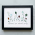 Flowers Are Nature's Smile Sea Glass Framed Art - Black - 6" X 8" - image 13