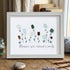 Flowers Are Nature's Smile Sea Glass Framed Art - White - 6" X 8" - image 14