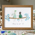 Always By Your Side Sea Glass Framed Art - Walnut Brown - 6" X 8" - image 12
