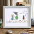 Chasing Bubbles Family Sea Glass Framed Art - White - 6" X 8" - image 13