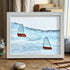 Sea Breeze Sailboats Sea Glass Framed Art - White - 6" X 8" - image 13