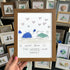 "I Love You to the Beach and Back" Crab Sea Glass Framed Art - Walnut Brown - 8" X 6" - image 10