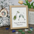 "Cheers to Us" Custom Anniversary Sea Glass Framed Art - Oak - 8" X 6" - image 9