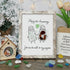 Salt & Pepper Custom Anniversary Sea Glass Framed Art - Retro White - 8" X 6" - image 13