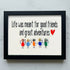 Coastal Friendship Adventure Sea Glass Framed Art - Black - 6" X 8" - image 11