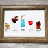 Coastal Cocktails Bar Decor Sea Glass Framed Art - image 5