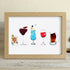 Coastal Cocktails Bar Decor Sea Glass Framed Art - Oak - 6" X 8" - image 7