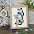 Butterflies & Daisies Garden Sea Glass Framed Art - Oak - 8" X 6" - image 9