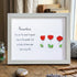 The Most Fragrant Rose Grandma Sea Glass Framed Art - White - 6" X 8" - image 15