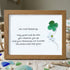Luck & Blessings in Every Piece Sea Glass Framed Art - Walnut Brown - 6" X 8" - image 12