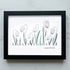 Hope In Every Petal Snowdrops Sea Glass Framed Art - Black - 6" X 8" - image 13
