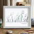 Hope In Every Petal Snowdrops Sea Glass Framed Art - White - 6" X 8" - image 14