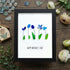Happy Mother's Day Flower Bouquet Sea Glass Framed Art - Black - 8" X 6" - image 11