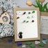 Playful Cat And Birds Sea Glass Framed Art For Pet Lovers - Oak - 8" X 6" - image 9