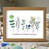 "If Mothers Were Flowers I'd Pick You" Sea Glass Framed Art - Walnut Brown - 6" X 8" - image 14