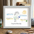Summer Beach Crazy Sea Glass Lady Framed Art - White - 6" X 8" - image 16