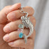 Dreamy Mermaid's Tears Multi-Tone Sea Glass Necklace - image 3
