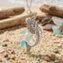 FREE Today: Dreamy Mermaid's Tears Multi-Tone Sea Glass Necklace - Silver - image 0