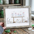 Chicken Family Farmhouse Sea Glass Framed Art - Retro White - 6" X 8" - image 17