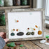 Coastal Bird Gathering Sea Glass Framed Art - Retro White - 6" X 8" - image 17