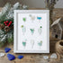 Coastal Cocktails Beachy Drink Sea Glass Framed Art - White - 8" X 6" - image 12