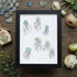 Ocean Drift Coastal Jellyfish Sea Glass Framed Art - Black - 8" X 6" - image 12