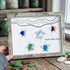 Tide & Turtles South Padre Island Sea Glass Framed Art - Retro White - 6" X 8" - image 17