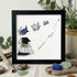 Adventure Begins Graduation Sea Glass Framed Art - Black - 8" X 8" - image 6