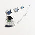 Adventure Begins Graduation Sea Glass Framed Art - Seaglass Card - 8" X 8" - image 1