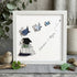 Adventure Begins Graduation Sea Glass Framed Art - White - 8" X 8" - image 7