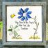 Sunshine People Flower & Yellow Bird Sea Glass Framed Art - image 2