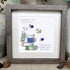 Book Lover Inspirational Quote Sea Glass Framed Art - image 0