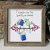Friends Are the Family We Choose Birds Sea Glass Framed Art - image 3