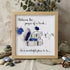 Enjoy In a Good Book Book Lover Sea Glass Framed Art - Oak - 8" X 8" - image 7