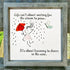 Dance in the Rain Positive Quote Sea Glass Framed Art - image 4