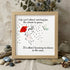 Dance in the Rain Positive Quote Sea Glass Framed Art - Oak - 8" X 8" - image 5