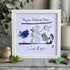 Winter Cheer Christmas Snowman Sea Glass Framed Art - White - 8" X 8" - image 9