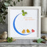 Love You to the Moon and Back Sea Glass Framed Art - White - 8" X 8" - image 12