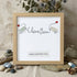 Happy Valentine’s Day I Love You Lovebirds Sea Glass Framed Art - Oak - 8" X 8" - image 9