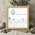 "Spread Your Wings and Fly" Butterfly Garden Sea Glass Framed Art - Oak - 8" X 8" - image 8
