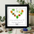 Timeless Love Multicolor Heart Sea Glass Framed Art - Black - 8" X 8" - image 9