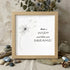 "Make a Wish & Follow Your Dreams" Dandelion Sea Glass Framed Art - Oak - 8" X 8" - image 8