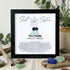 Custom Name Soul Sister Definition Sea Glass Framed Art - Black - 8" X 8" - image 8