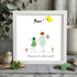 Timeless Mother-Child Bond Sea Glass Framed Art - White - 8" X 8" - image 10