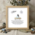 "Mom: Unconditional Love" Customizable Name Sea Glass Framed Art - Oak - 8" X 8" - image 8