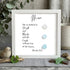 Strength & Dignity & Joy Sea Glass Framed Art For Mom - White - 8" X 8" - image 10