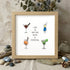 "Life Is Better With A Cocktail" Sea Glass Framed Art - Oak - 8" X 8" - image 8